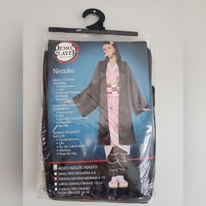 Demon Slayer Nezuko Adult Costume/cosplay Womens Size Medium 8-10